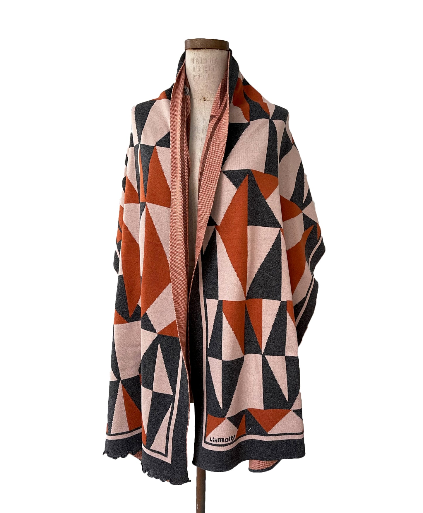 Box Kite Wrap Cinnamon + Charcoal