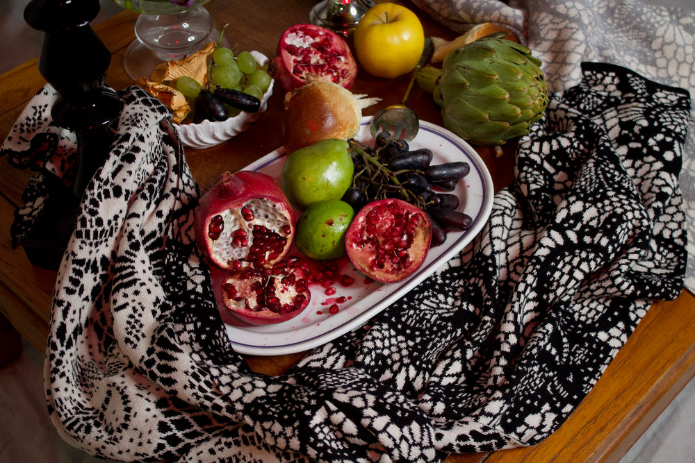 Still Life Feast - The Chantilly Lace Wrap
